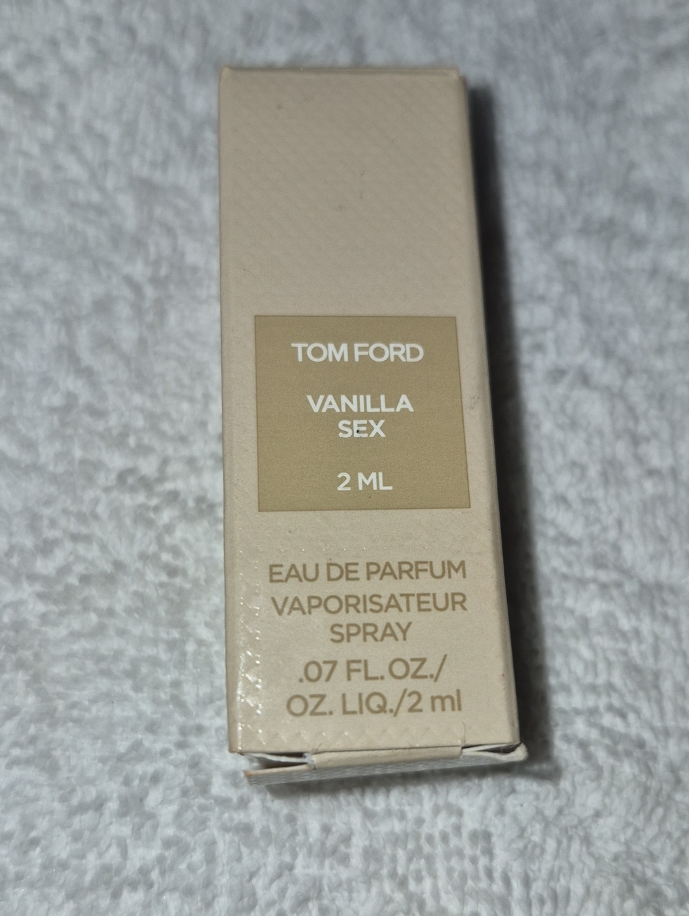 Sample Tom Ford Vanilla Sex in Beige Packaging